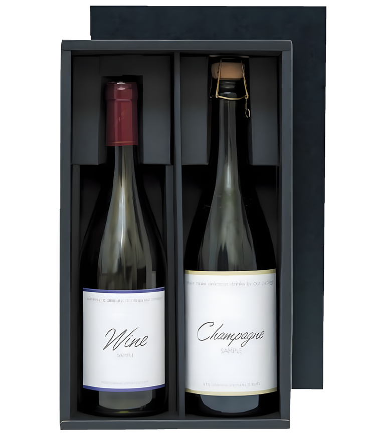 2-bottles gift box for WINE ワインギフトボックス(2本用)