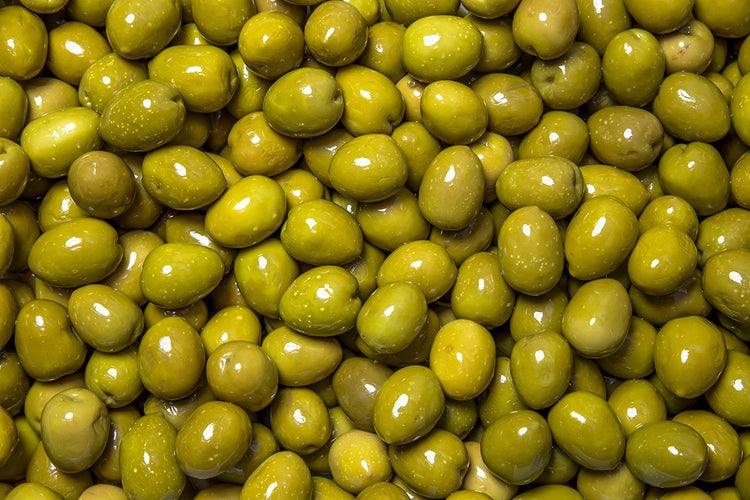 アマルシア グリーン・オリーブ 種あり AMALTHIA GREEN OLIVES • WHOLE