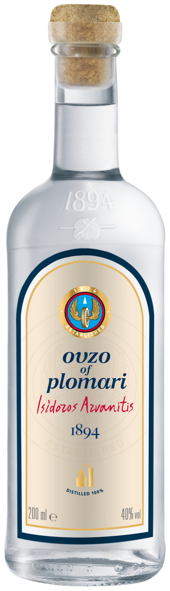 イシドロス・アルヴァニテイス  ウゾ・オブ・プロマリ ISIDOROS ARVANITIS  OUZO OF PLOMARI (200ml)