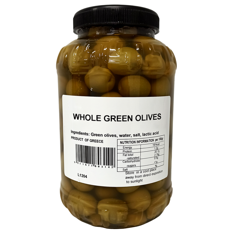 アマルシア グリーン・オリーブ 種あり AMALTHIA GREEN OLIVES • WHOLE